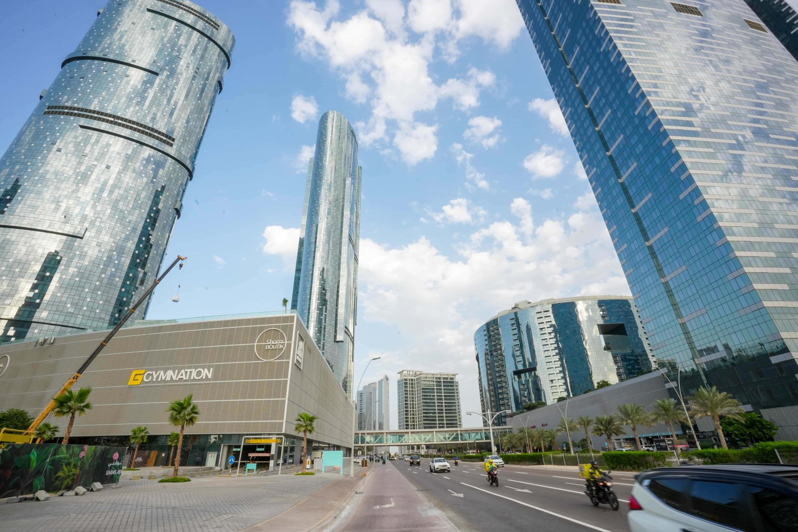 Elegant living room interior at Sun Tower featuring modern design, premium finishes, and sophisticated waterfront lifestyle in Abu Dhabi.